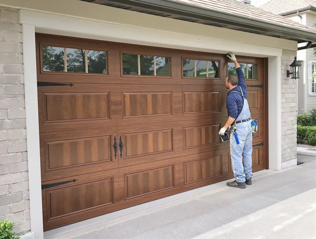 Custom garage door showcase by Largo Garage Door Repair in Largo