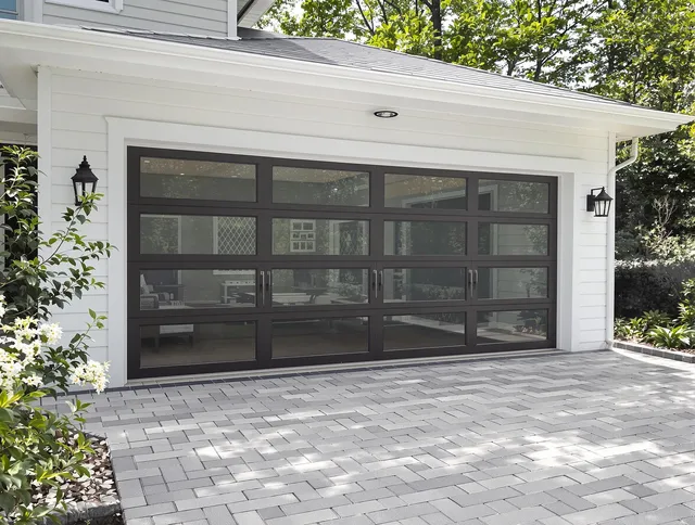 Largo Garage Door Repair design specialist presenting custom garage door options to Largo homeowner