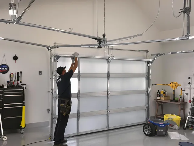 Largo Garage Door Repair certified team performing precision garage door installation in Largo