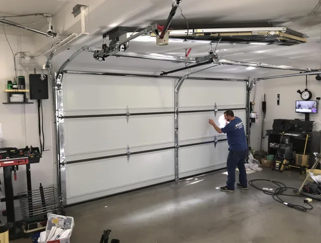 Professional garage door repair service by Largo Garage Door Repair in Largo