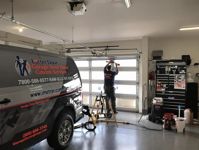 Largo Garage Door Repair team performing same-day garage door repair in Largo