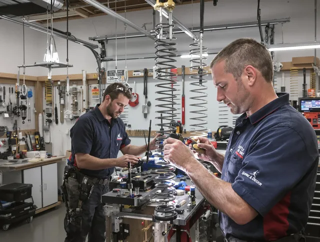 Garage door spring repair service by Largo Garage Door Repair in Largo