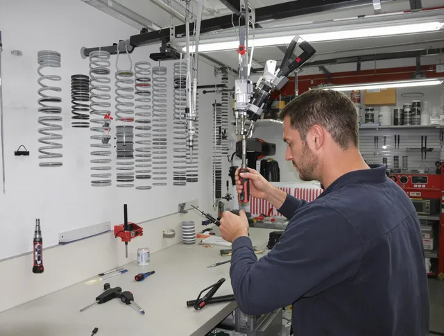 Largo Garage Door Repair safety certified technician performing precision spring replacement in Largo